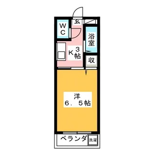 ハイツ友【2階】の間取り