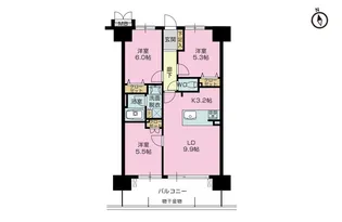 オブリージュ御殿場レジデンス【4階】の間取り