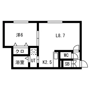 CLAN MOANA (クランモアナ)【1階】の間取り