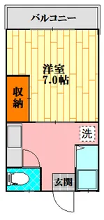 サンシティー平光【2階】の間取り