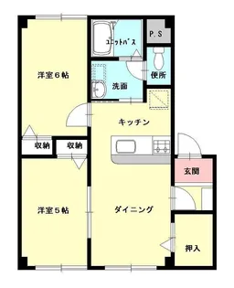エスポワール松ヶ丘【3階】の間取り