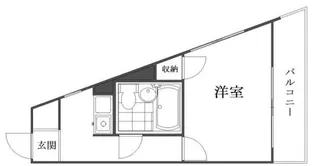 ロンスター三軒茶屋【2階】の間取り