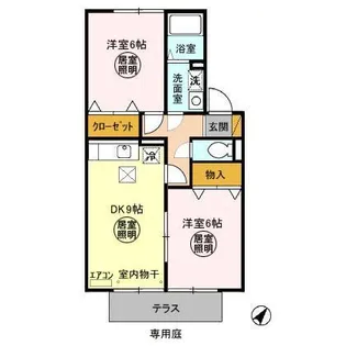 プルミエ(袖ヶ浦市)【1階】の間取り