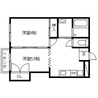 ライフM【1階】の間取り