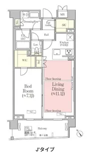 バウスステージ南青山【1階】の間取り