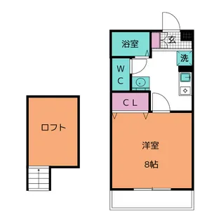 Up Beat (アップビート)【2階】の間取り