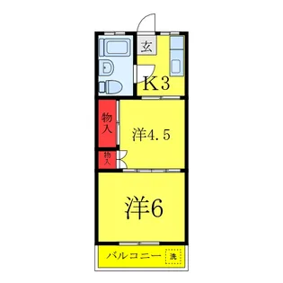 ハイム大竹【2階】の間取り