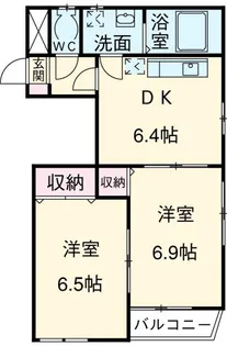 アートビルズ6番館【4階】の間取り