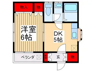 ユーノス【1階】の間取り