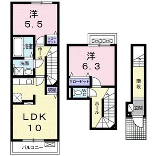 コンチェルトB【2階】の間取り