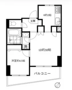 東京都渋谷区恵比寿西1【マンション】の間取り