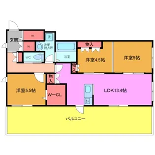 GAIA NST【4階】の間取り