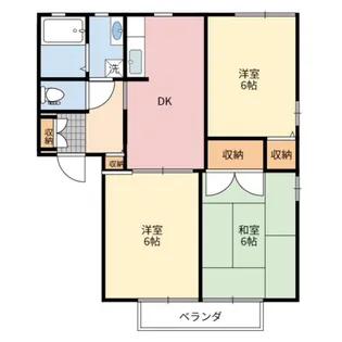 エミネンスB【1階】の間取り