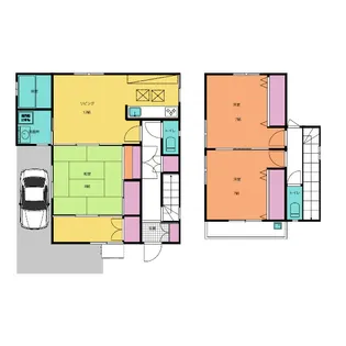 千葉県市川市香取1【一戸建】の間取り
