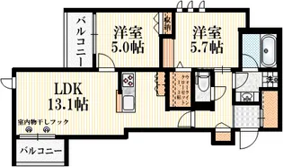 Le Lien【2階】の間取り