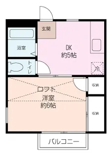 パークサイド湘南台【2階】の間取り