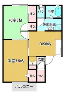 新潟県長岡市中貫町1【アパート】の間取り