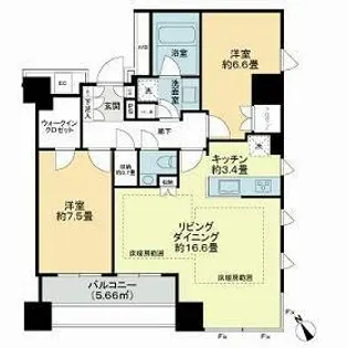 パークコート神宮前【3階】の間取り