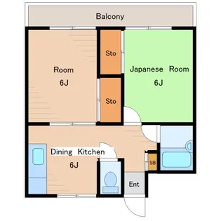 パレ・ドール芙美【3階】の間取り