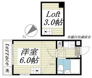 ジュネパレス船橋第53【1階】の間取り