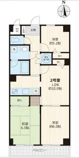 岩沢第一ビル【3階】の間取り