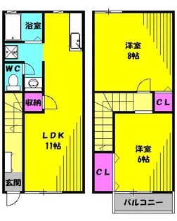 神奈川県小田原市穴部新田【一戸建】の間取り
