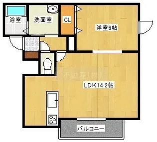 レインボーハウスAerial(エリアル)【3階】の間取り