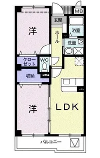 アンジュ【3階】の間取り