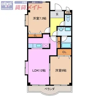 エーデルハイム【3階】の間取り