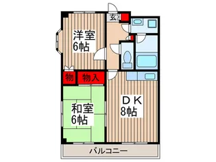 まいやしき【2階】の間取り