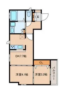 エスコート目白【3階】の間取り