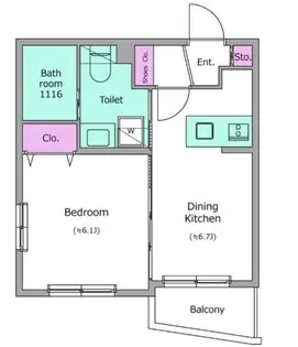東京都世田谷区若林3【マンション】の間取り