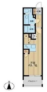 ニューシティアパートメンツ芝公園【11階】の間取り