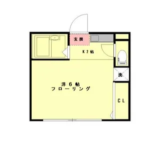 シミズハイツ【3階】の間取り