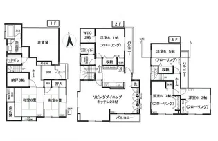 東京都足立区綾瀬6【一戸建】の間取り