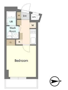 旗ヶ岡アパートメント【6階】の間取り