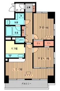 東京都渋谷区恵比寿1【マンション】の間取り