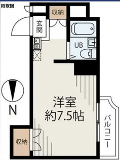 メゾンドールニュー明石【7階】の間取り