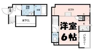CB春日部クイント【1階】の間取り