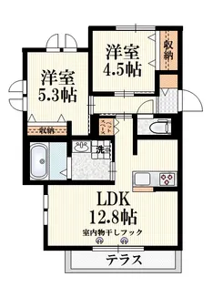 CASA CRECIA【1階】の間取り