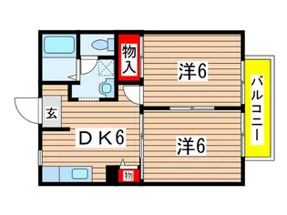 ルミエールC【2階】の間取り