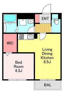 Maison La Pomme【2階】の間取り