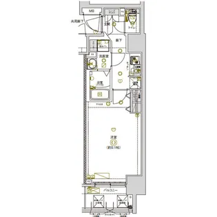 CREST TAPP新栄【11階】の間取り