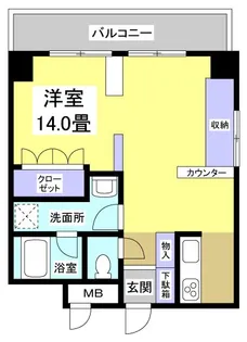ワルツ元浜(0501)【5階】の間取り