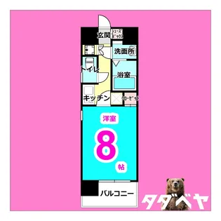 リエス東別院【7階】の間取り