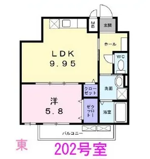 ファミールキンダII【2階】の間取り