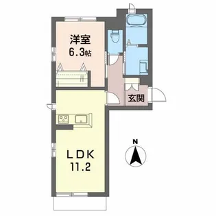 フォレナ【1階】の間取り