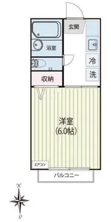 グリュック代沢【1階】の間取り