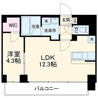 ミルーナヒルズ柏【3階】の間取り