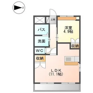 フェリーチェ【2階】の間取り